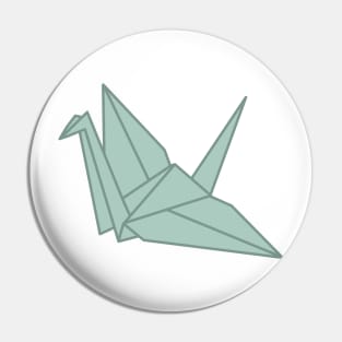 Paper Cranes Gray Pin