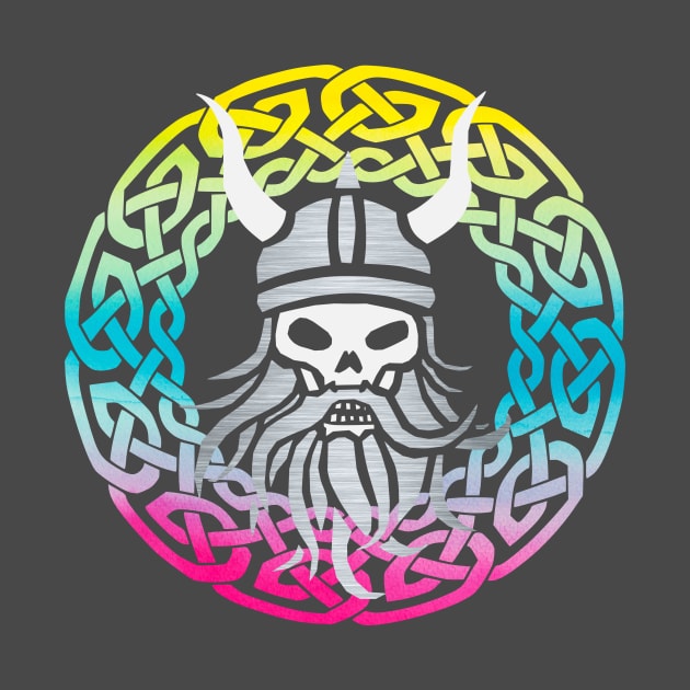 Viking Skull by Wild Geometric