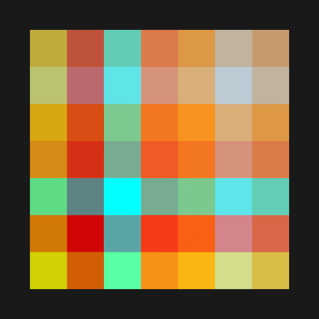 Colorful square check pattern by satyam012