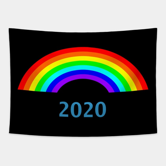 2020 Rainbow Tapestry by ellenhenryart