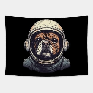 Dog in a spacesuit Tapestry