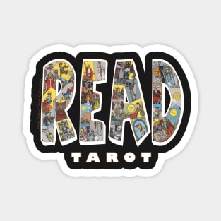 Be Well Read - READ TAROT (Black) Magnet