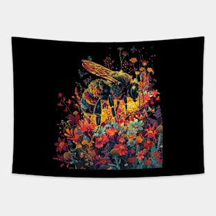 Bee Agricultural Impact Tapestry