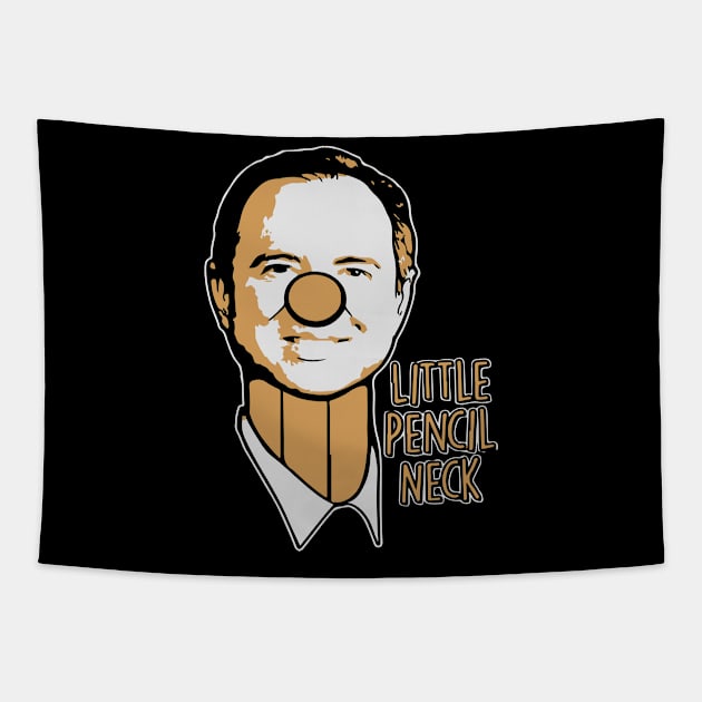 Adam Schiff Little Pencil Neck Tapestry by iK4