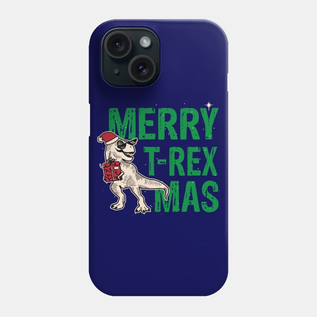 Merry Trexmas Phone Case by Yurko_shop