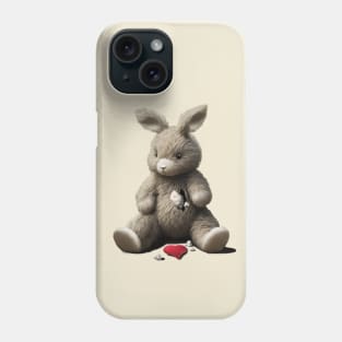 Teddy rabbit without a heart. Palm Angels Phone Case