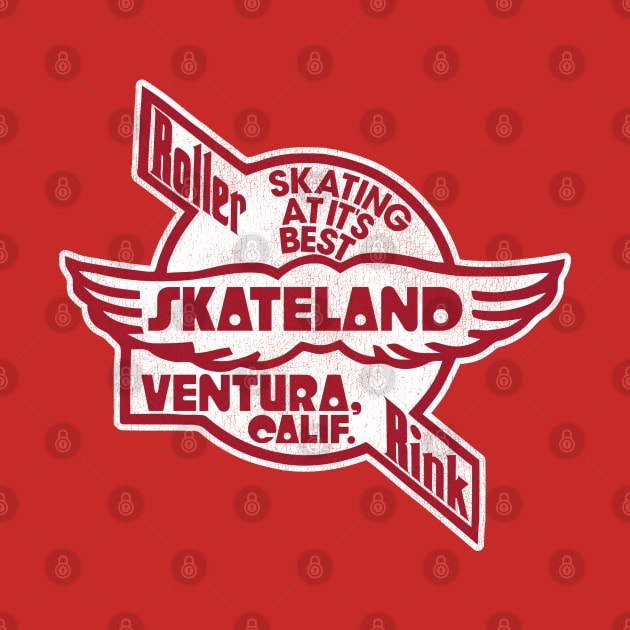 Skateland Ventura California Vintage Roller Rink by darklordpug