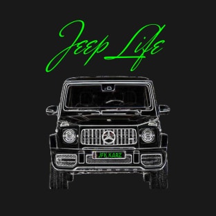 Mercedes G63 Jeep Life Special 4x4 Front View T-Shirt