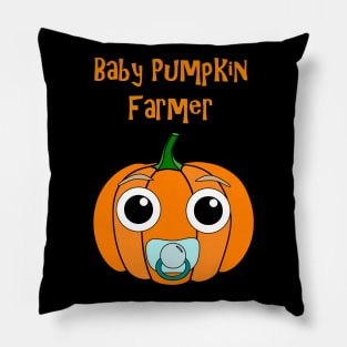 Pregnant Mom Pumpkin Baby Pumpkin Farmer Pillow