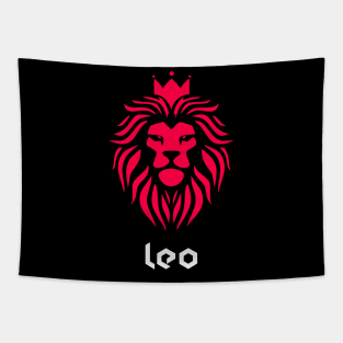 Birthday zodiac sign Leo Lion king Tapestry