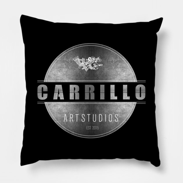 CARRILLO ART STUDIOS LOGO Pillow by carrillo_art_studios