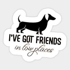 Download I Ve Got Friends In Low Places Ive Got Friends In Low Places Sticker Teepublic