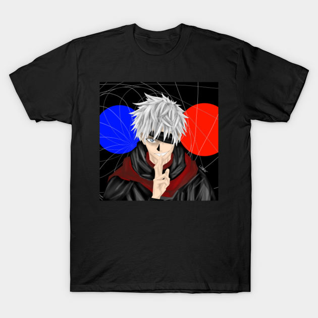 Discover sensei satoru gojo in curse attack - Satoru Gojo - T-Shirt