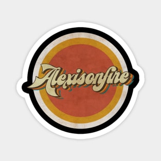 circle vintage Alexisonfire Magnet