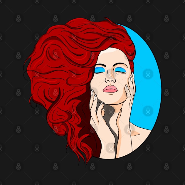 Redhead Woman by TDANIELSART 