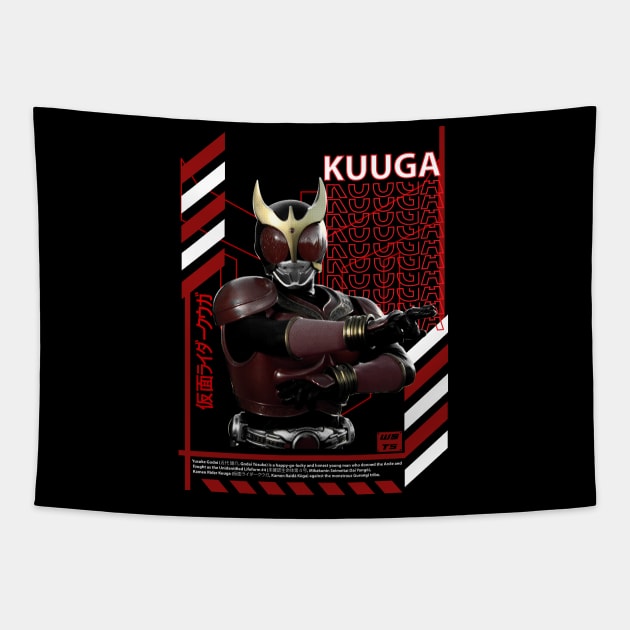 kuuga strt t-shirt 1v Tapestry by wesatsusc