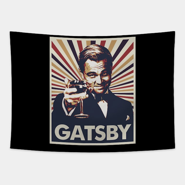 Cheers Jay Gatsby Tapestry by Jogja Istimewa