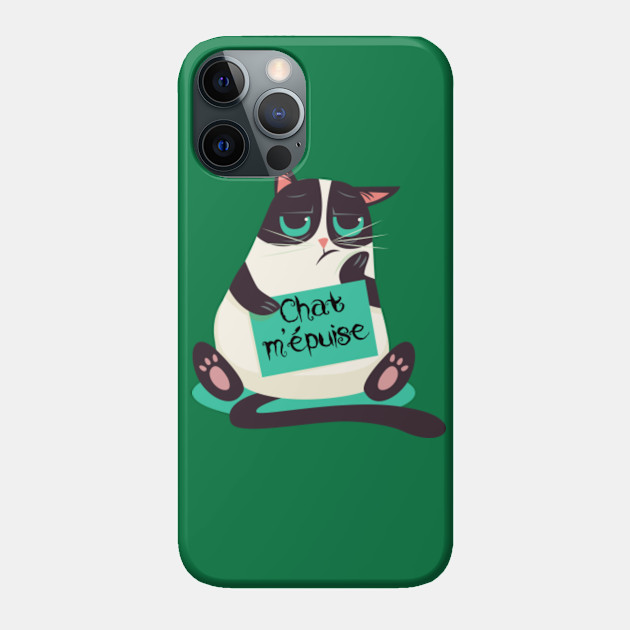 Chat M Epuise Chat Epuise Phone Case Teepublic