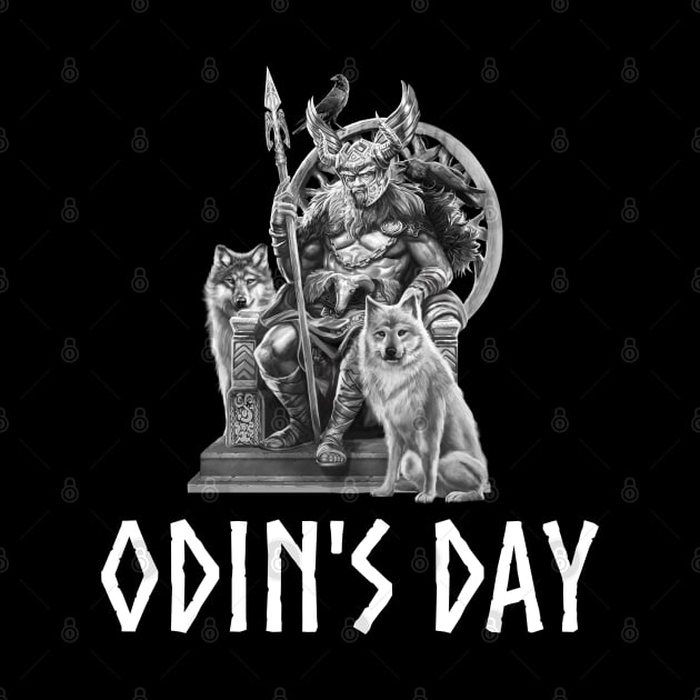 Wednesday Odin's Day Norse Mythology Viking God by Styr Designs