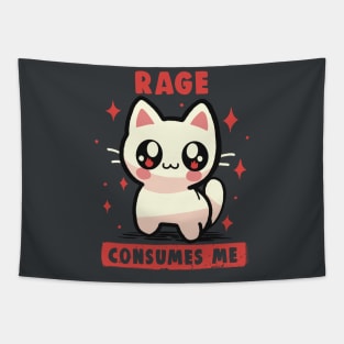 Rage Consumes Me Tapestry