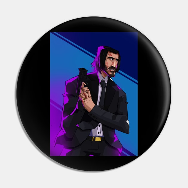 John Wick Pin by Allan