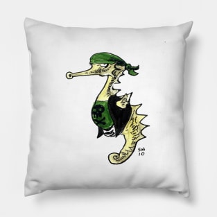 Seahorse Pirate Pillow