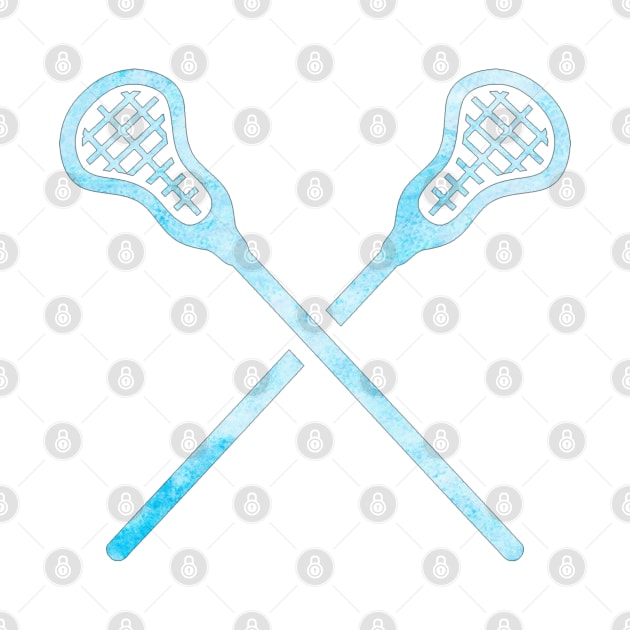 Lacrosse Stick Light Blue by hcohen2000