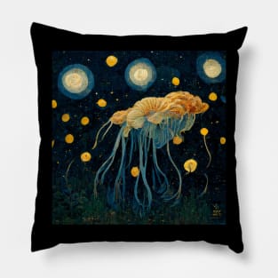 VAN GOGH JELLYFISH Pillow