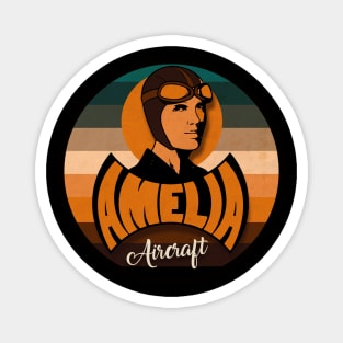 Amelia Aircraft Magnet