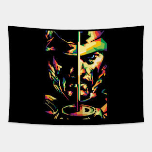 Samurai WPAP art Tapestry