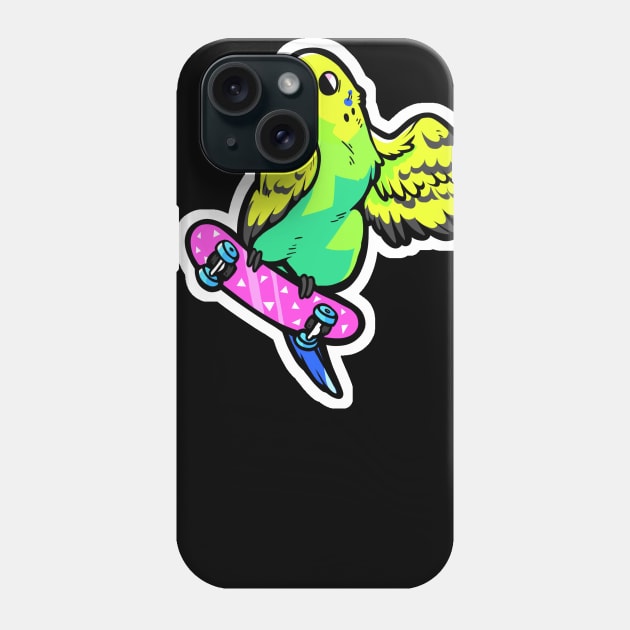 Rad Budgie Phone Case by arkay9