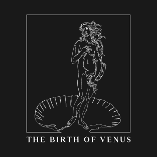 The Birth Of Venus Drawing T-Shirt