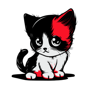 Cute kitten illustration T-Shirt