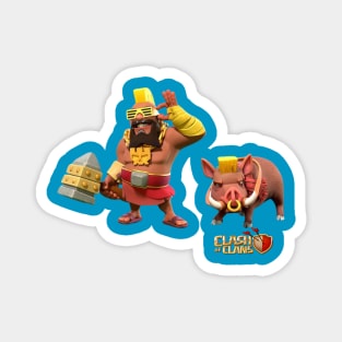 Super Hog Rider - Clash of Clans Magnet