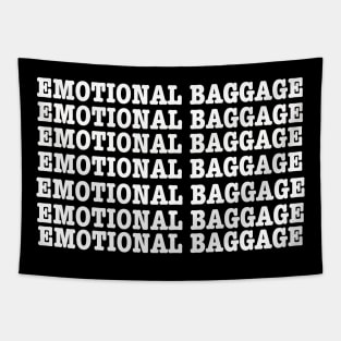 Emotional baggage minimal pattern Tapestry