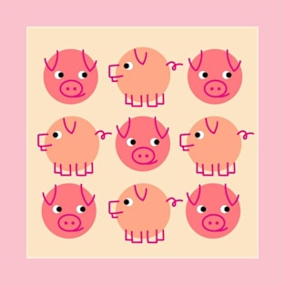 Cute Pigs T-Shirt