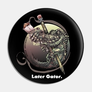 Goji Gator Pin