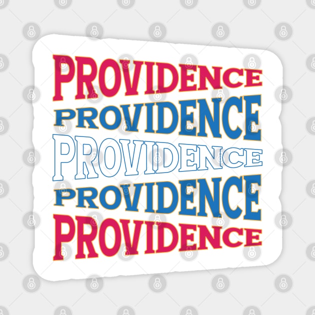 NATIONAL TEXT ART PROVIDENCE Magnet by LAVA-ROMA-NOVA