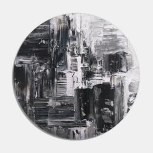 Black and White Abstract painting Pin