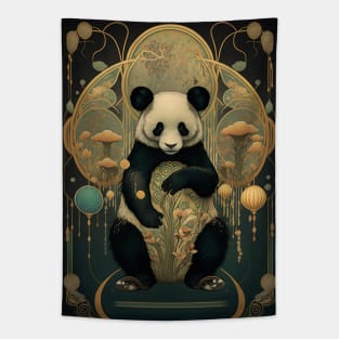 Panda Nouveau Tapestry