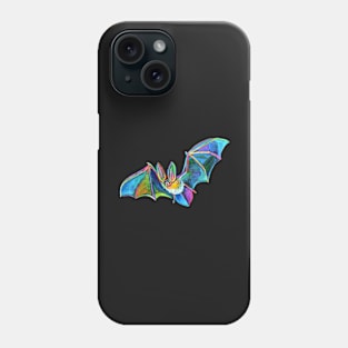 Cute HALLOWEEN FLYING BAT Sticker Phone Case