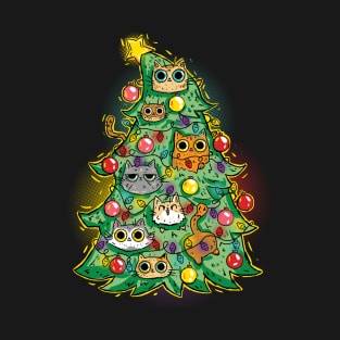 Christmas Tree Cats T-Shirt