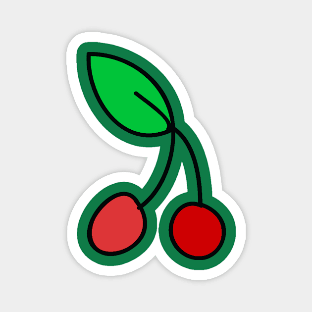 Cherries Magnet by saradaboru