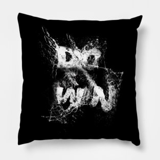 "Down" Typography Aesthetic Pillow