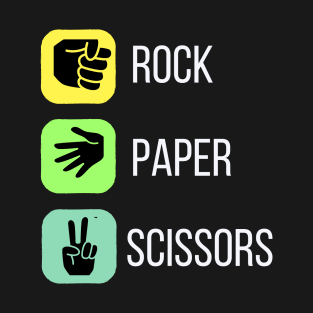 Rock Paper Scissors game adult T-Shirt