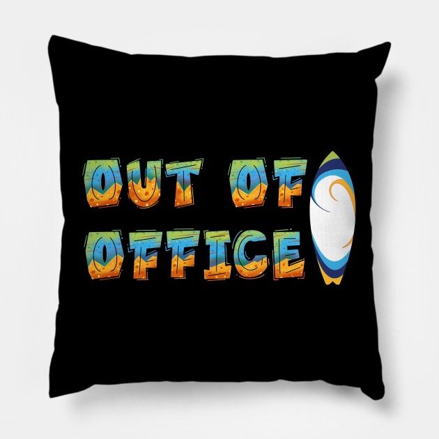 Out of Office Pillow by DreamsofDubai