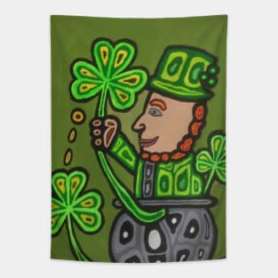 Inuit Leprechaun Tapestry