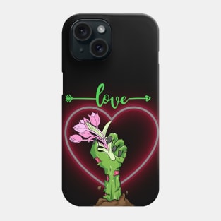 Zombies Need Love Too Phone Case