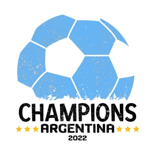 Argentina Football Champions 2022 T-Shirt