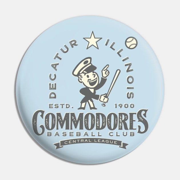 Decatur Illinois Commodores Pin by MindsparkCreative